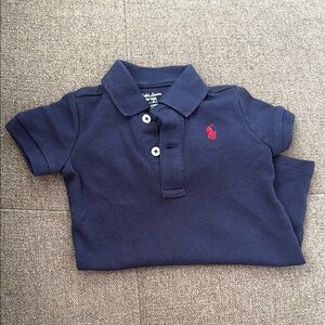 Navy Blue Polo Onzie for Kids